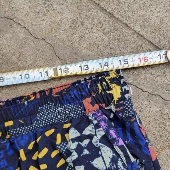 Vtg Y2k COLUMBIA SPORTSWEAR Abstract Geometric All Over Print Hiking Shorts S - Picture 3 of 4
